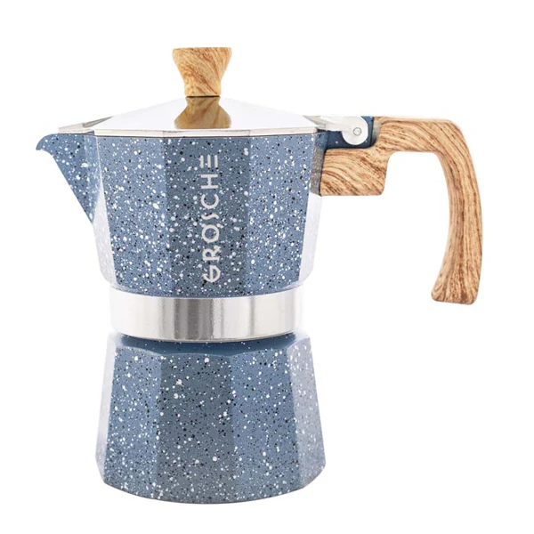 GROSCHE Milano Stovetop Espresso Maker - Stone - Image 6
