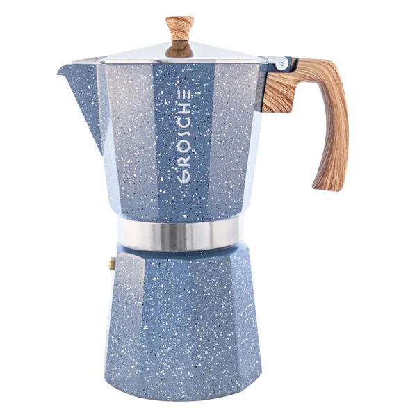 GROSCHE Milano Stovetop Espresso Maker - Stone - Image 7