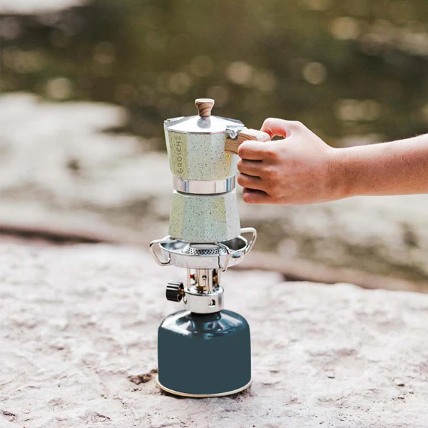 GROSCHE Milano Stovetop Espresso Maker - Stone - Image 9