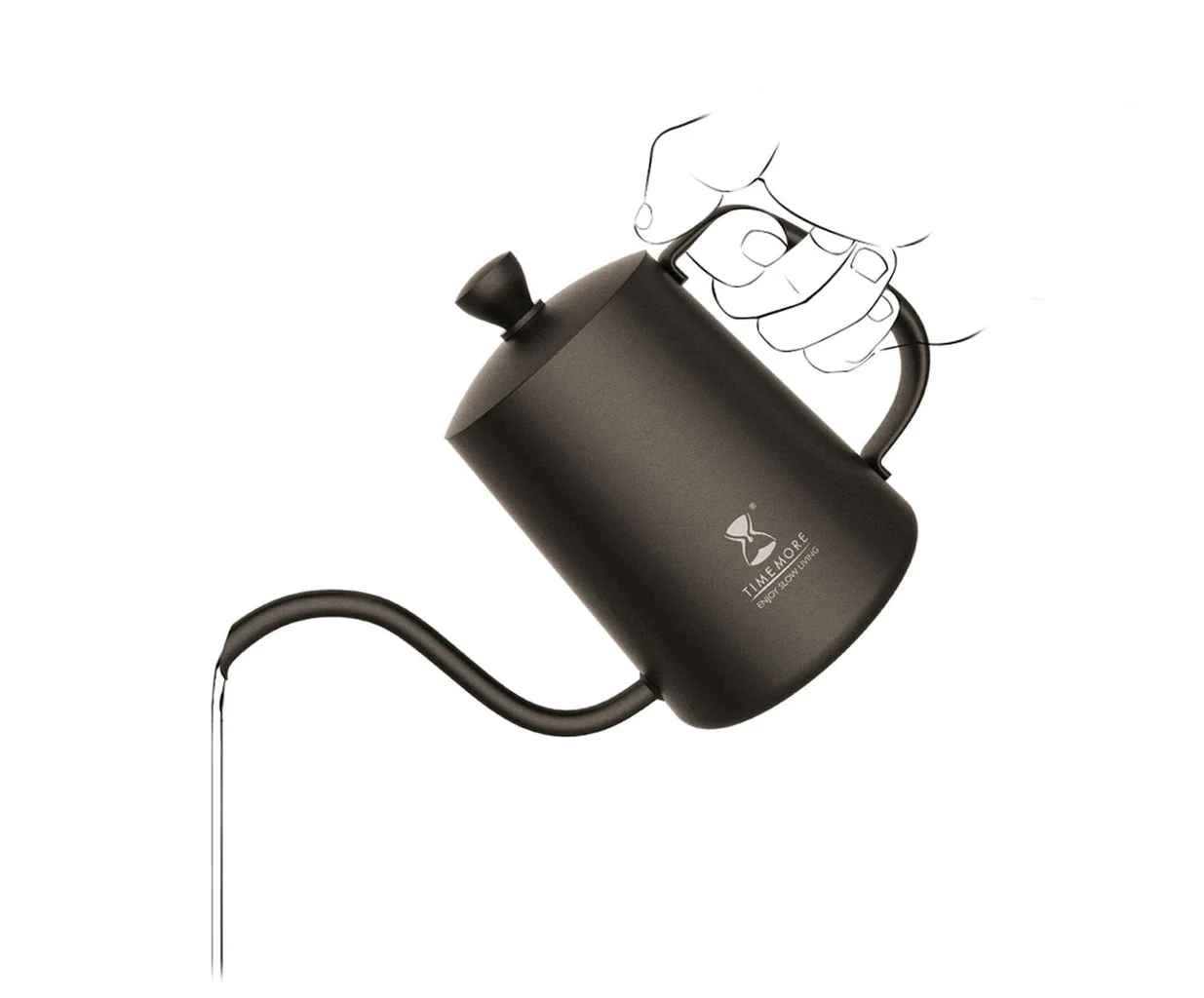 Timemore Fish Pour Over Coffee Kettle - Image 4